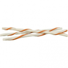 Twisters - skrútené tyčinky plnené kuracím mäsom [50 ks], 34 cm/40 g