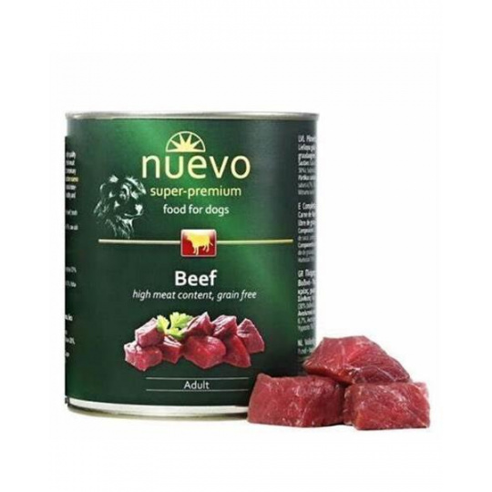 NUEVO dog Adult Beef bal. 6 x 800 g konzerva NUEVO dog Adult Beef bal. 6 x 800 g konzerva
