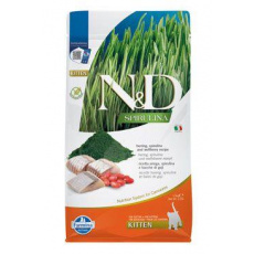 Farmina N&D cat SPIRULINA (GF) kitten, sleď 1,5 kg