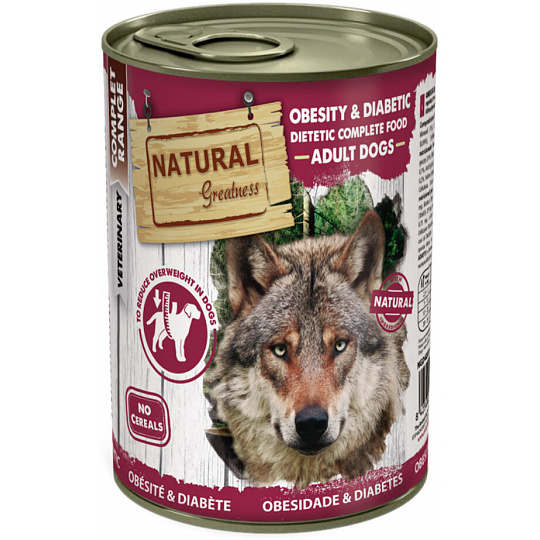 Natural Greatness OBESITY CONTROL, veterinárna diéta, konzerva pre psy 400g Natural Greatness OBESITY CONTROL, veterinárna diéta, konzerva pre psy 400g