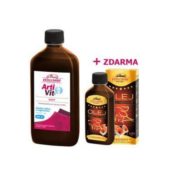 VITAR ArtiVit Sirup 500ml+losos.olej 200ml VITAR ArtiVit Sirup 500ml+losos.olej 200ml