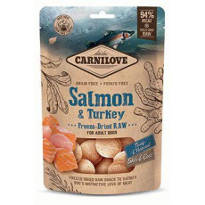 Carnilove Raw Freeze-Dried Snacks Salmon&Turkey 60g Carnilove Raw Freeze-Dried Snacks Salmon&Turkey 60g