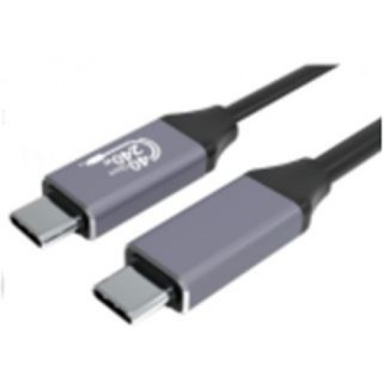 Gembird CCBP-USB4-CMCM240-1,5M Premium USB 4 Type-C nabíjecí a datový kabel, 40 Gb/s, 240 W, 1,5 m