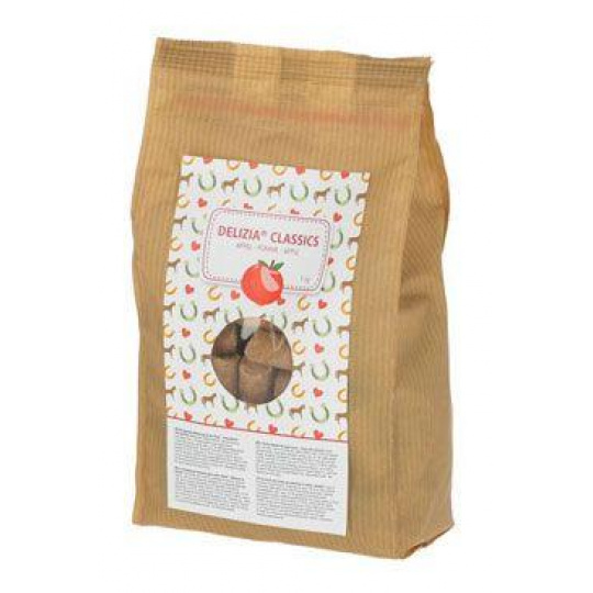 Pochúťka pre kone DELIZIA jablko 1kg Pochúťka pre kone DELIZIA jablko 1kg