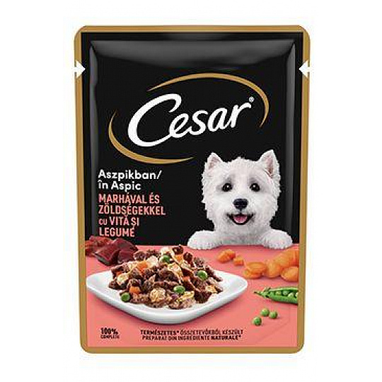 Cesar Tasty kapsička hovädzie so zeleninou v želé 100g