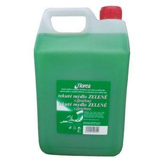 Mydlo tekuté Florea zelené 5l