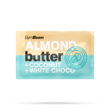 Vzorka Mandľové maslo s kokosom a bielou čokoládou - GymBeam