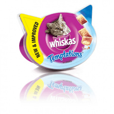 ‎Whiskas Temptations suché krmivo pro kočky 60 g Adult Na ryby