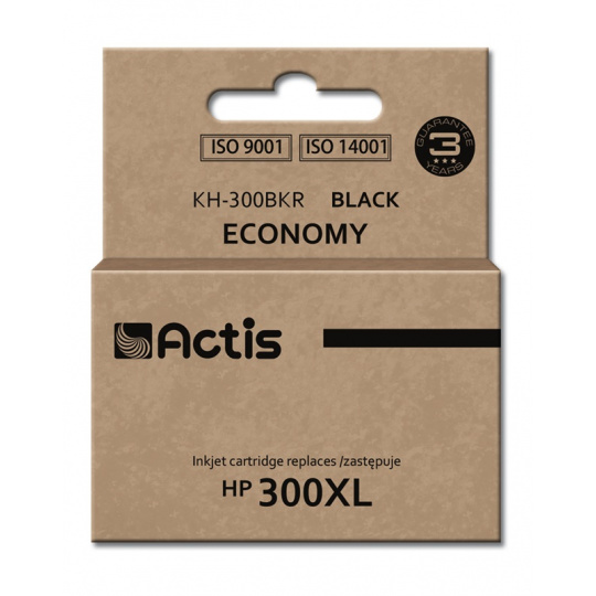 Actis KH-300BKR Inkoust (náhradní inkoust HP 300XL CC641EE; standardní; 15 ml; černý)