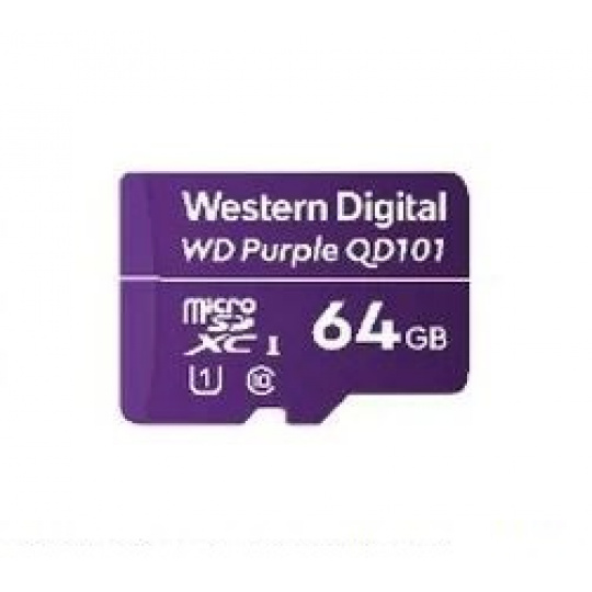 Western Digital WD Purple SC QD101 paměťová karta 64 GB MicroSDXC Třída 10