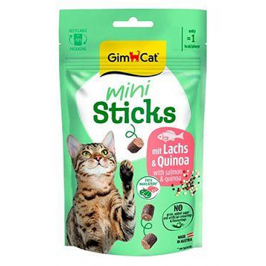 GimCat Mini Sticks losos&quinoa 50g GimCat Mini Sticks losos&quinoa 50g
