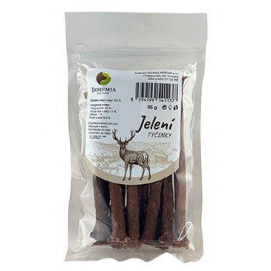 BOHEMIA TYČINKY Jelenie 85g BOHEMIA TYČINKY Jelenie 85g