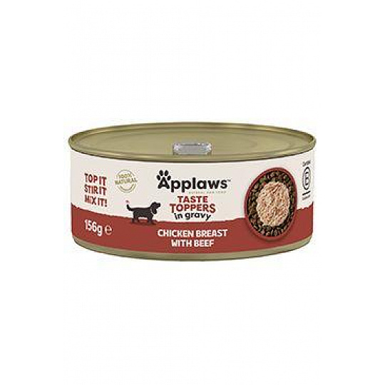 Applaws Dog konz. Toppers Gravy kurča s hovädzím 156g Applaws Dog konz. Toppers Gravy kurča s hovädzím 156g