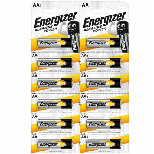 Energizer Alkaline Power AA LR6 Baterie na jedno použití Alkalický 12 kusů