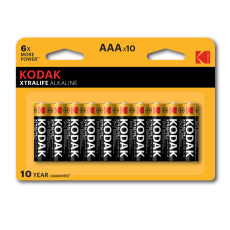 Kodak LR03 AAA Alkaline Batteries XTRALIFE x 10 pcs
