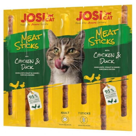 JosiCat maškrta Cat Meat Sticks Chicken&Duck 35 g JosiCat maškrta Cat Meat Sticks Chicken&Duck 35 g