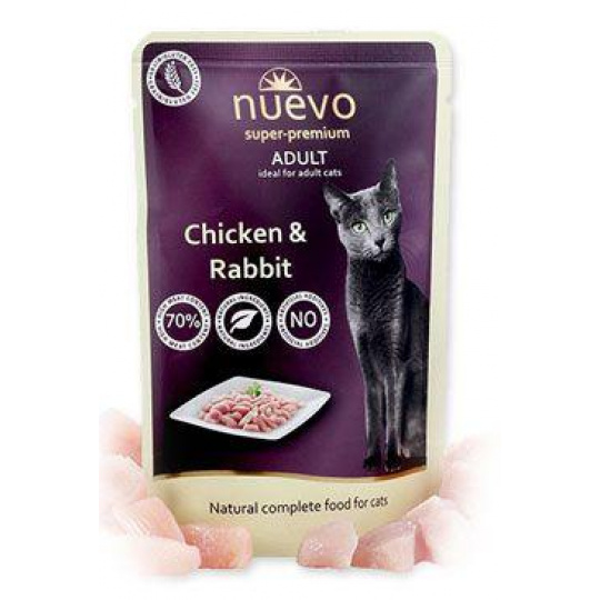 Nuevo mačka kapsička Adult Kuracie a Králičie 85g Nuevo mačka kapsička Adult Kuracie a Králičie 85g