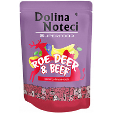 DOLINA NOTECI SUPERFOODS srnec a hovädzie kapsička pre psy 300 g