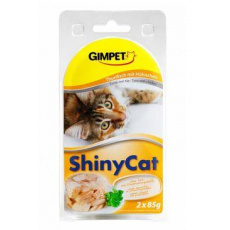 Gimpet kočka konz. ShinyCat  tuňak/kuře 2x70g