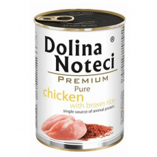 Dolina Noteci Premium Pure mokré krmivo pro psy s kuřecím masem a rýží - 400g