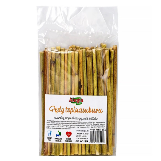 ALEGIA Jerusalem artichoke shoots - lahůdka pro hlodavce a králíky - 80g