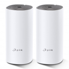 TP-Link Deco E4 (2-pack) Dvoupásmový (2,4 GHz / 5 GHz) Wi-Fi 5 (802.11ac) Bílá, Šedá Vnitřní