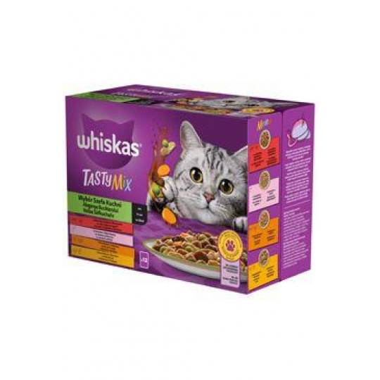 Whiskas kaps. Tasty Mix Chef's Choice v šťave 12x85g Whiskas kaps. Tasty Mix Chef's Choice v šťave 12x85g