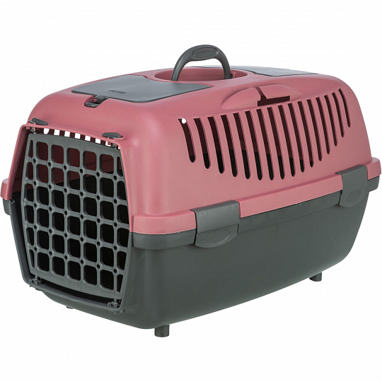 Transportný box CAPRI II, XS-S: 37x34x55cm (max. 8kg), tmavosivá/staroružová
