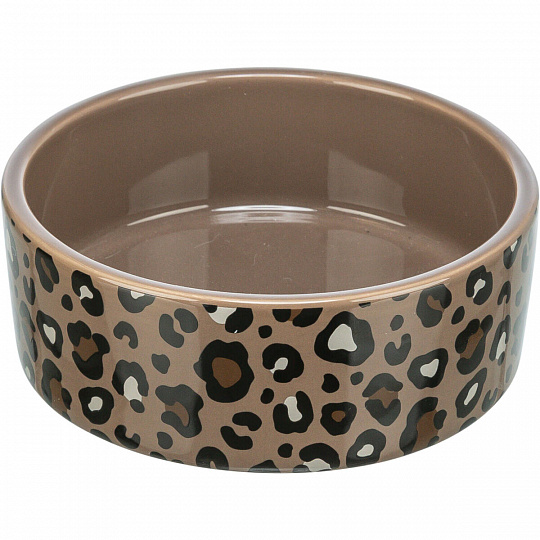Miska LEO, keramická, 2,5 l/ø 22 cm, leopardí vzor