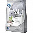 Farmina N&D dog WHITE (GF) adult mini, morský vlk, spirulina & fenikel 5 kg