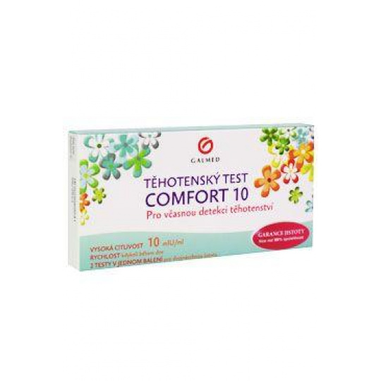 Test tehotenský Comfort 10HCG 2ks Galmed