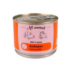 All Animals mačkopes konz. Kačica mletá 200g All Animals mačkopes konz. Kačica mletá 200g