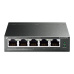TP-Link TL-SG105PE síťový přepínač Řízený L2 Gigabit Ethernet (10/100/1000) Podpora napájení po Ethernetu (PoE) Černá