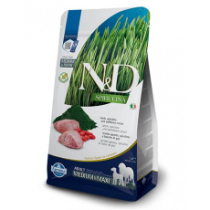 Farmina N&D dog SPIRULINA (GF) adult medium & maxi, jahňacie 7 kg