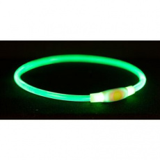 Flash light ring USB, blikajúci obojok, zelená (RP 2,10 €)