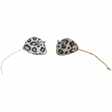 Myška plyšová s catnipom, 5 cm, 2 ks v balení, leopardia Myška plyšová s catnipom, 5 cm, 2 ks v balení, leopardia