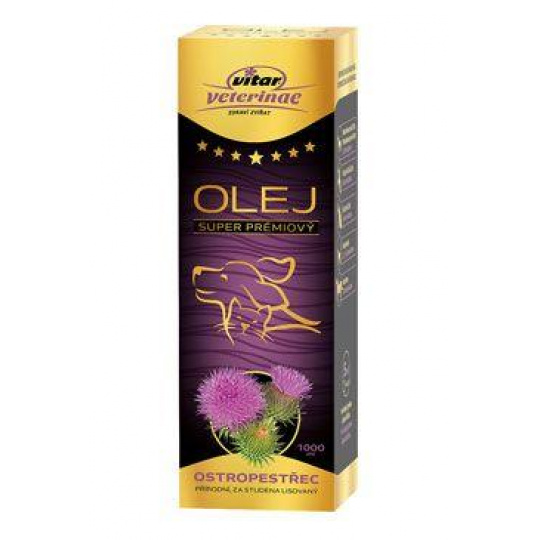 VITAR Veterinae Ostropestrec olej 1000ml VITAR Veterinae Ostropestrec olej 1000ml