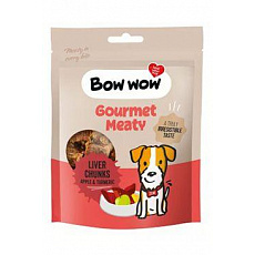 Bow wow poch. Mäsíčka s pečeňou, jablkom a kurkumou 60g