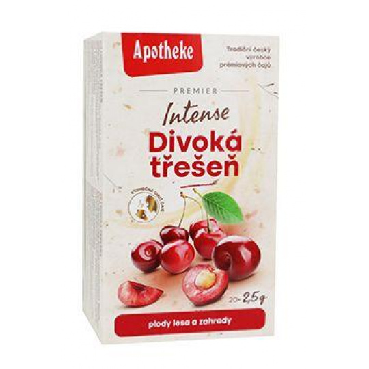 Čaj Apotheke Premier Intense Divoká čerešňa 20x2,5g
