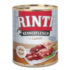Rinti Dog Kennerfleisch konzerva jehně 800g