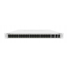 Mikrotik CRS354-48P-4S+2Q+RM síťový přepínač Řízený L3 Gigabit Ethernet (10/100/1000) Podpora napájení po Ethernetu (PoE) 1U