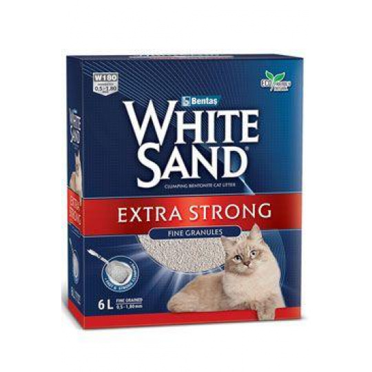 Podstielka White Sand 6LT/5,1kg Extra Strong Podstielka White Sand 6LT/5,1kg Extra Strong