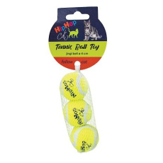 Balení-tenisový míček s rolničkou 4 cm (3 ks v bal.) HIPHOP CAT