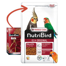 VL Orlux NutriBird G14 Original- extrudy pre stredne veľké papagáje s tuzemským ovocím na denné kŕmenie 1 kg