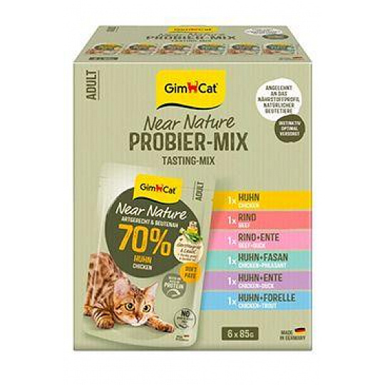 GimCat Near Nature kapsička mix 6x85g GimCat Near Nature kapsička mix 6x85g