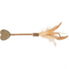 Lízatko SRDCE s Matatabi a perím, 23 cm