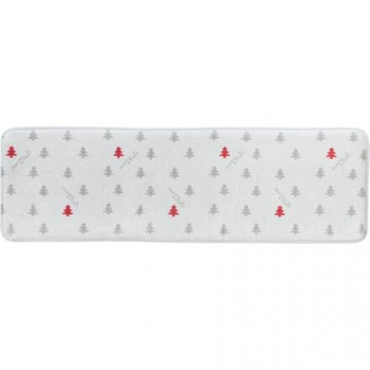 Xmas NIVIA mat, vianočná plyšová podložka na parapet, 90 x 28 cm, krémová Xmas NIVIA mat, vianočná plyšová podložka na parapet, 90 x 28 cm, krémová