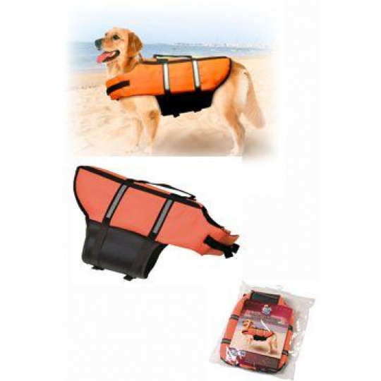 Vesta plávacia Dog L 40cm oranžová KAR Vesta plávacia Dog L 40cm oranžová KAR