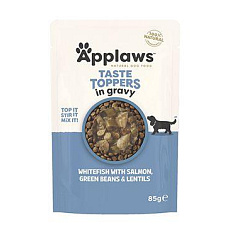 Applaws Dog kapsička Toppers Gravy biela ryba a losos 85g