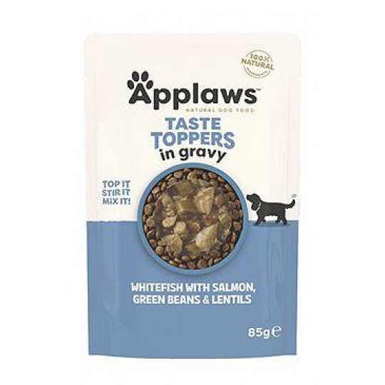 Applaws Dog kapsička Toppers Gravy biela ryba a losos 85g Applaws Dog kapsička Toppers Gravy biela ryba a losos 85g